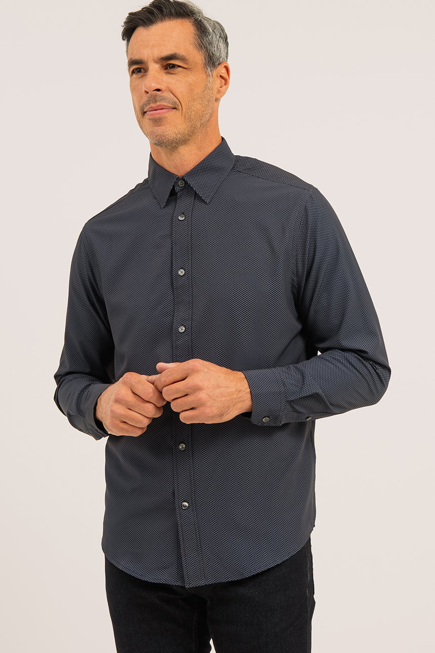 La chemise à petit motif ton sur ton - Image 6