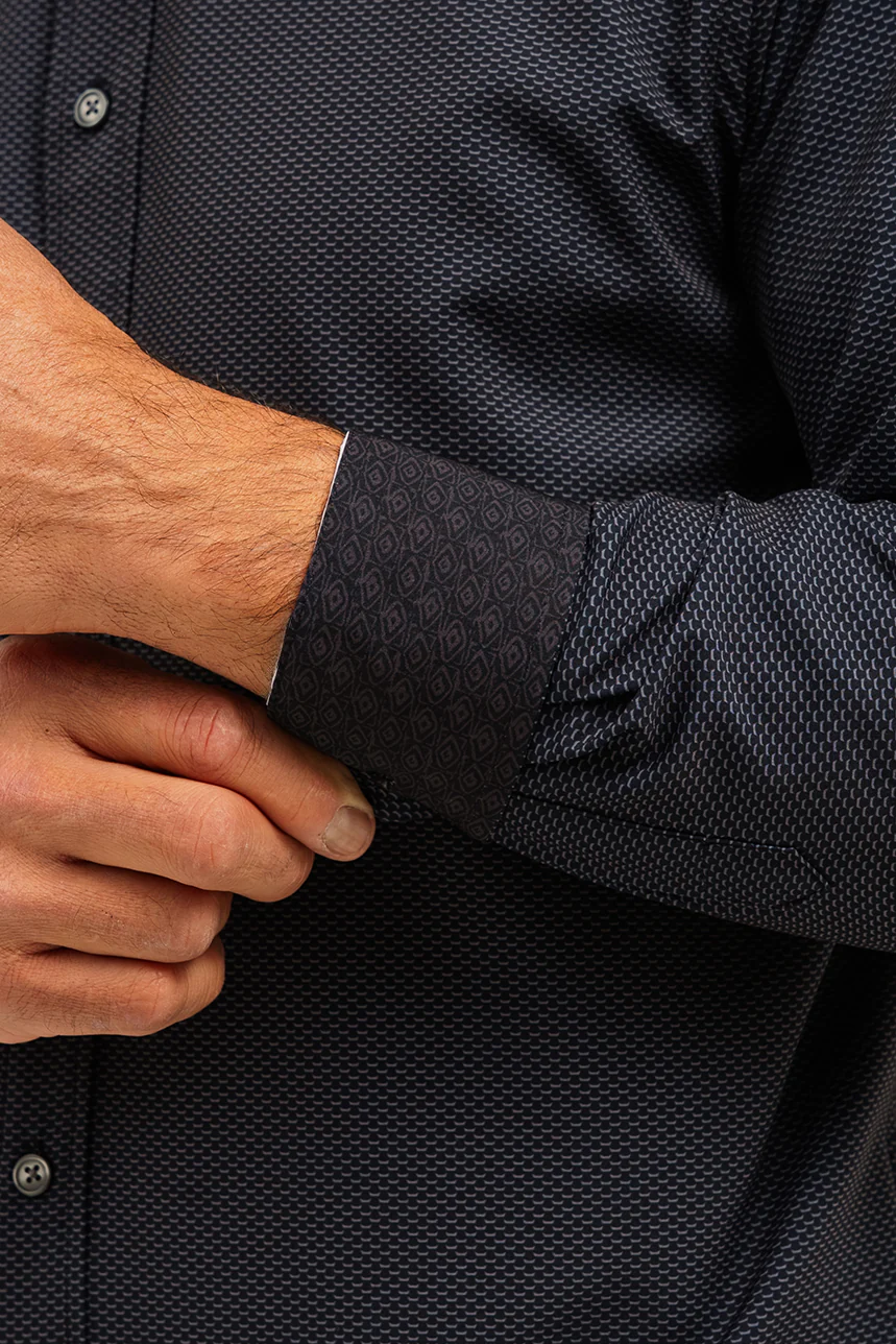 La chemise à petit motif ton sur ton - Image 7