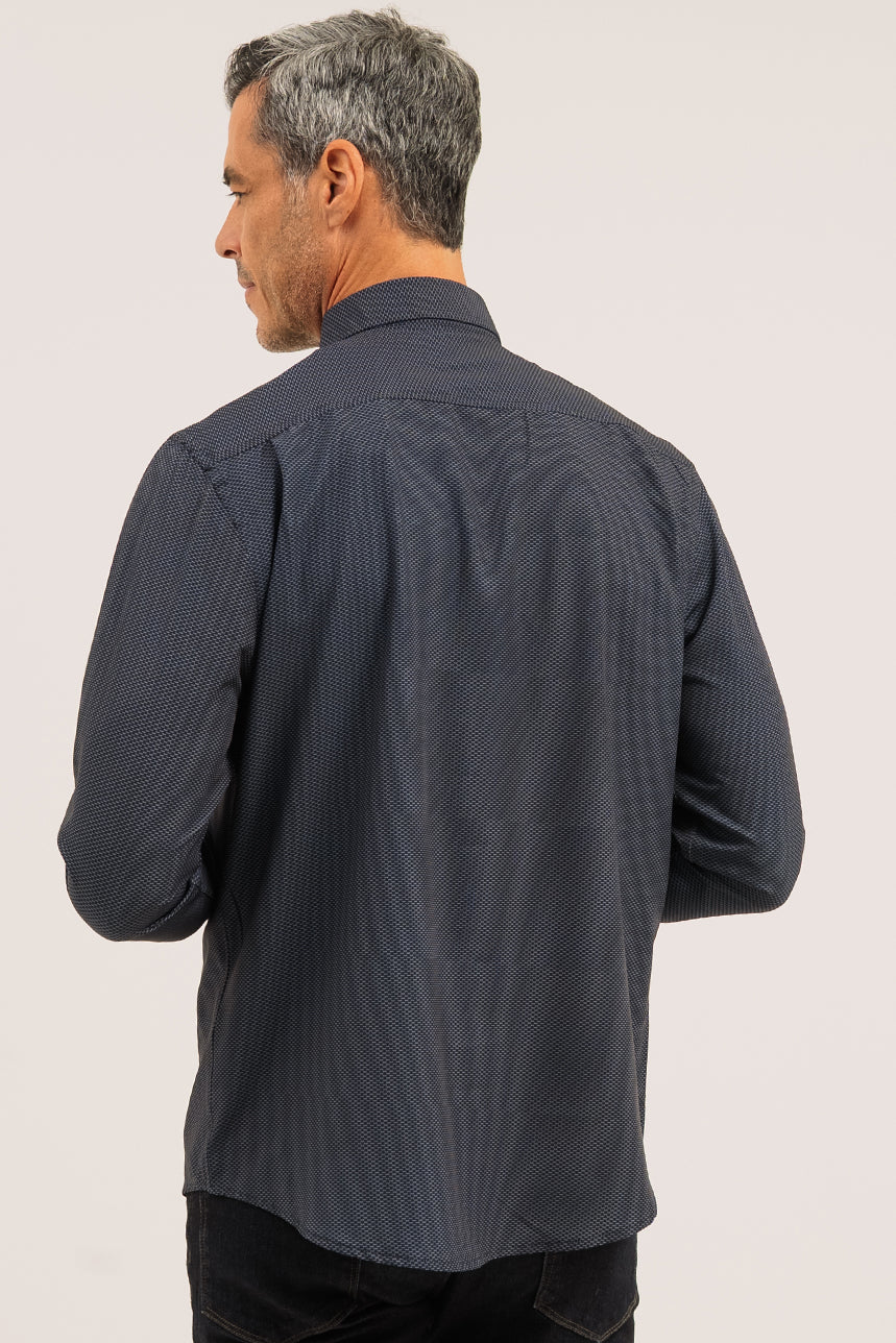 La chemise à petit motif ton sur ton - Image 8