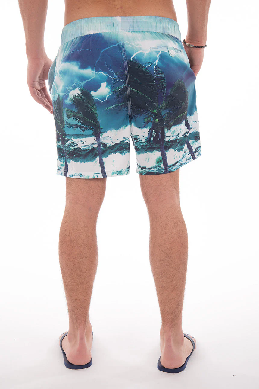 Maillot short imprimé palmiers - Image 3