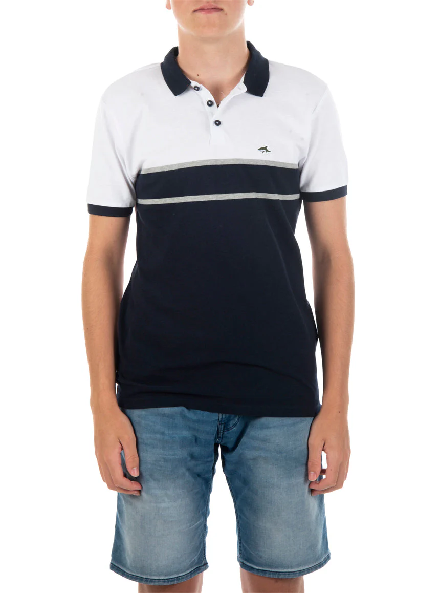 Polo accent de couleur