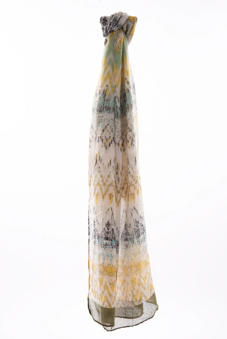 Foulard imprimé aztèque