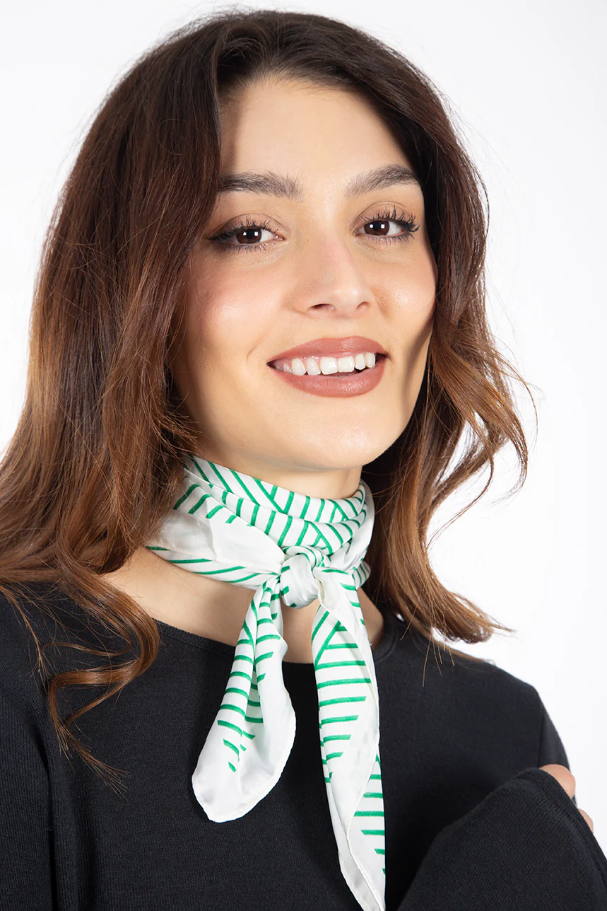 Foulard carré satin