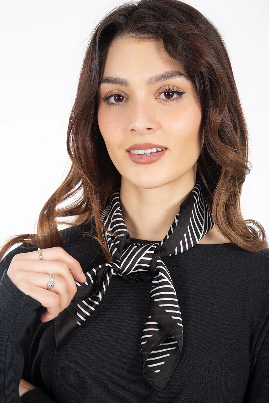 Foulard carré satin - Image 2
