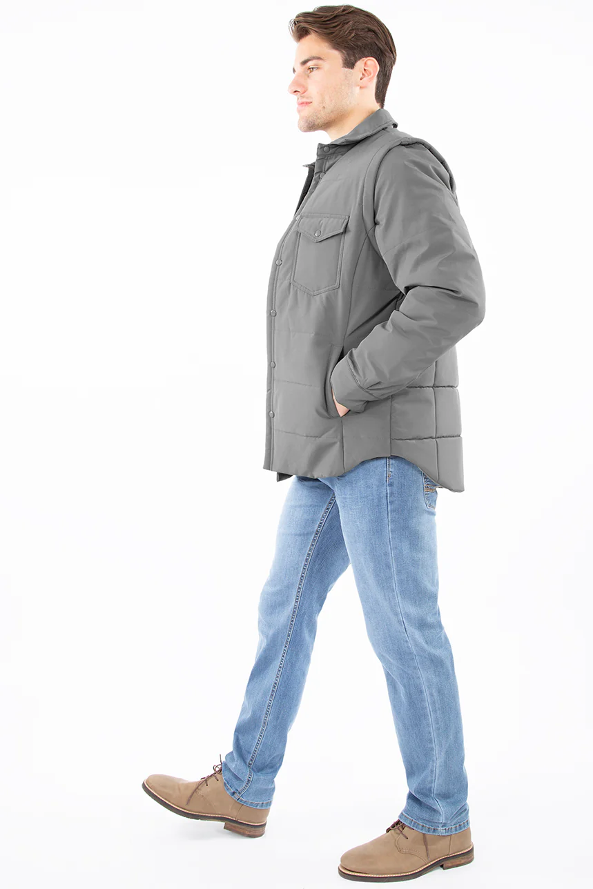 Manteau matelassé 2 en 1 | 2 couleurs