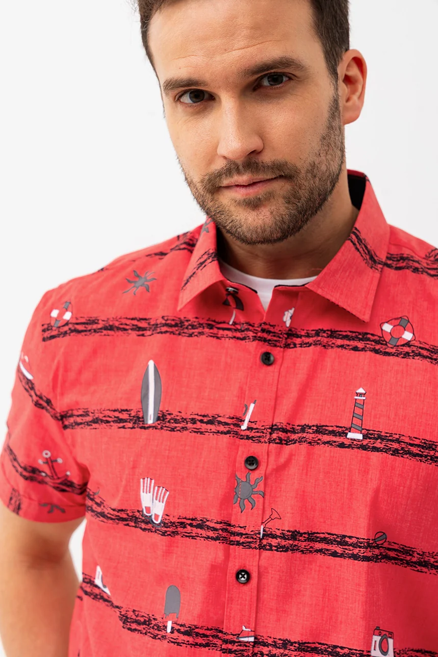 La chemise imprimée plage - Image 2