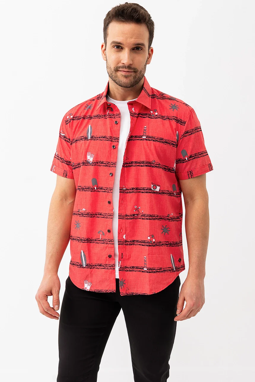 La chemise imprimée plage - Image 3