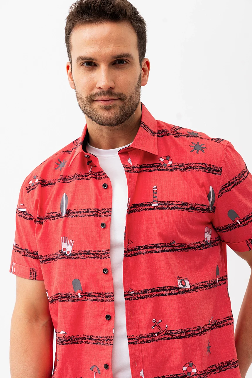 La chemise imprimée plage - Image 4