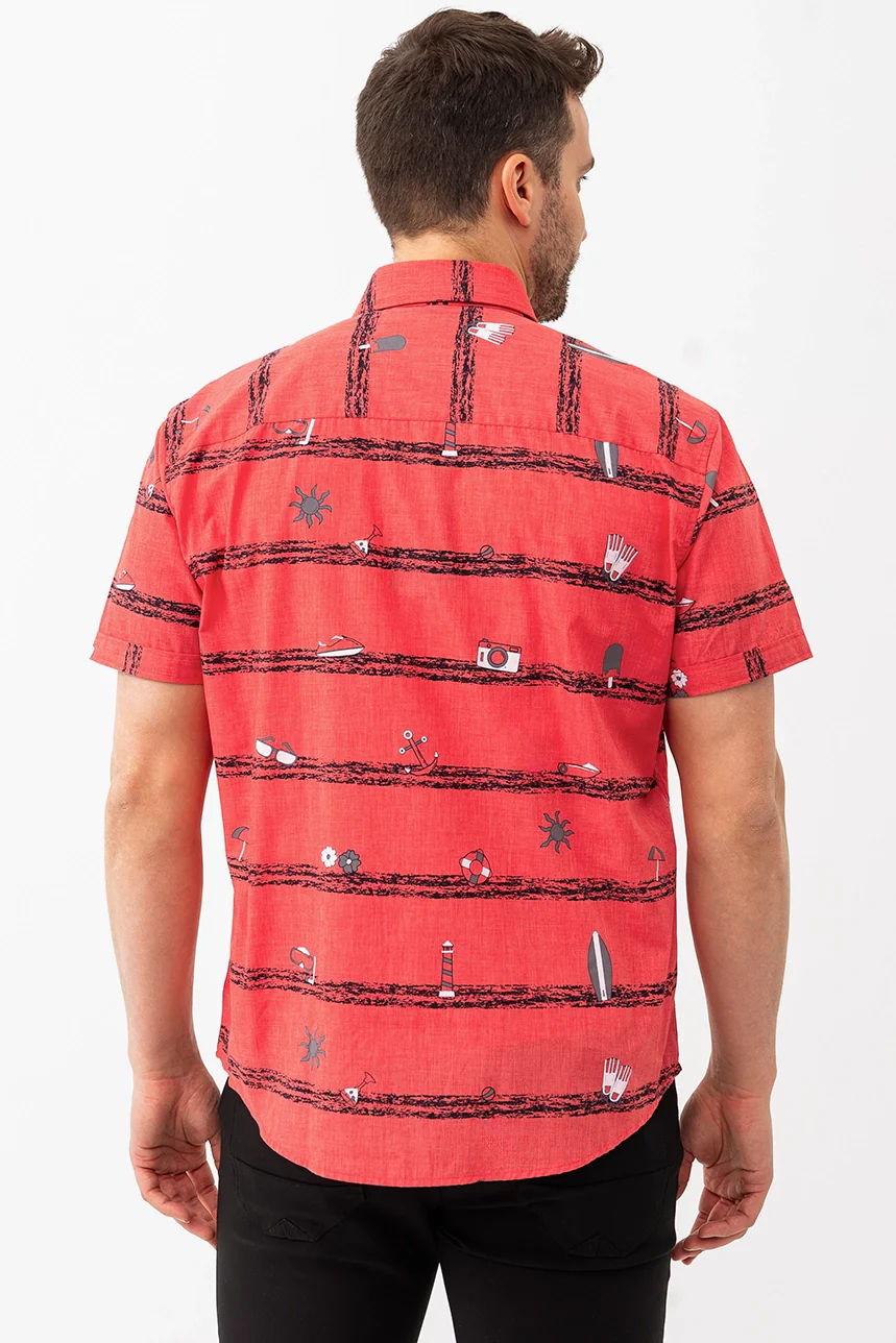 La chemise imprimée plage - Image 5