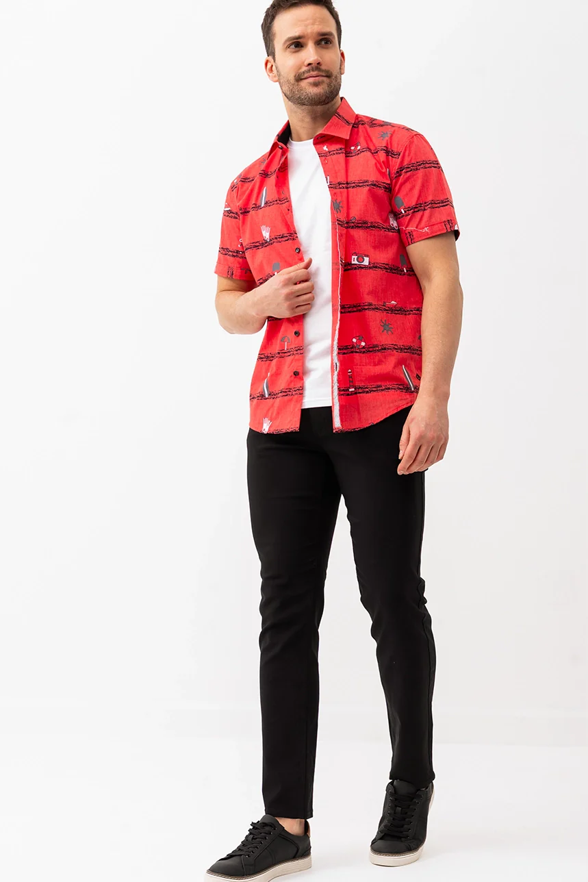 La chemise imprimée plage - Image 6