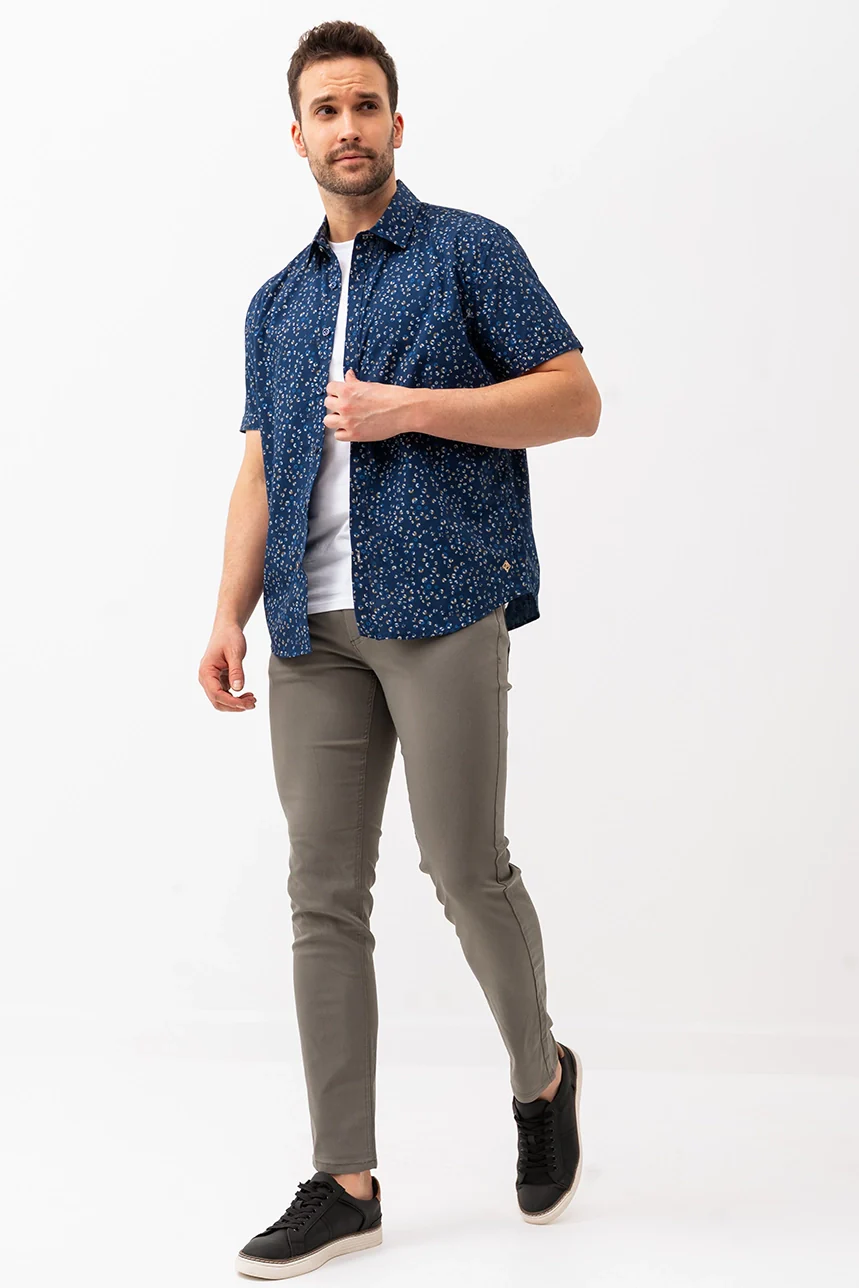 La chemise imprimée all-over petites fleurs - Image 7