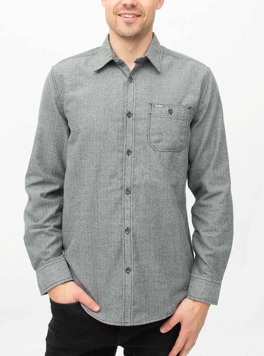 Chemise en coton recyclé, 2 couleurs