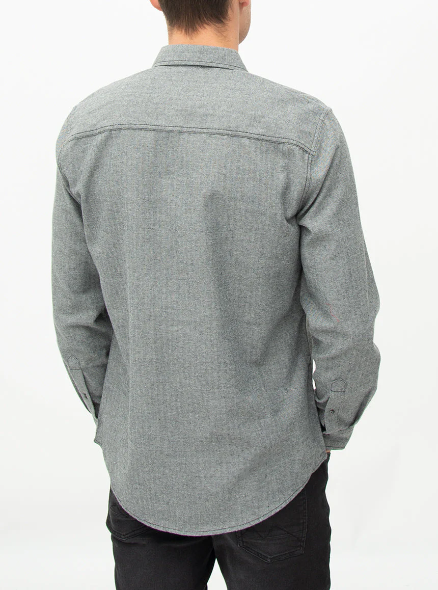 Chemise en coton recyclé, 2 couleurs - Image 2