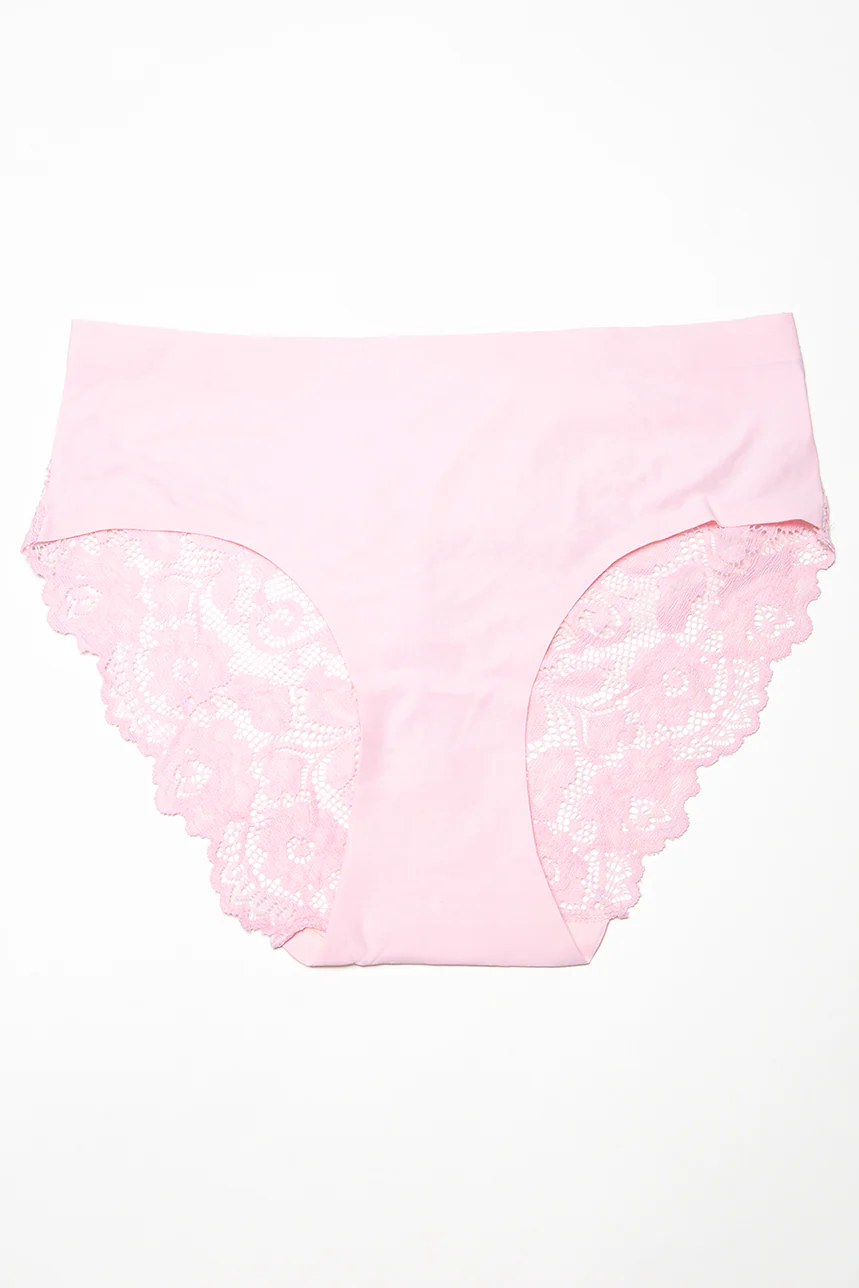 Culotte bikini taille haute dentelle | 2 couleurs