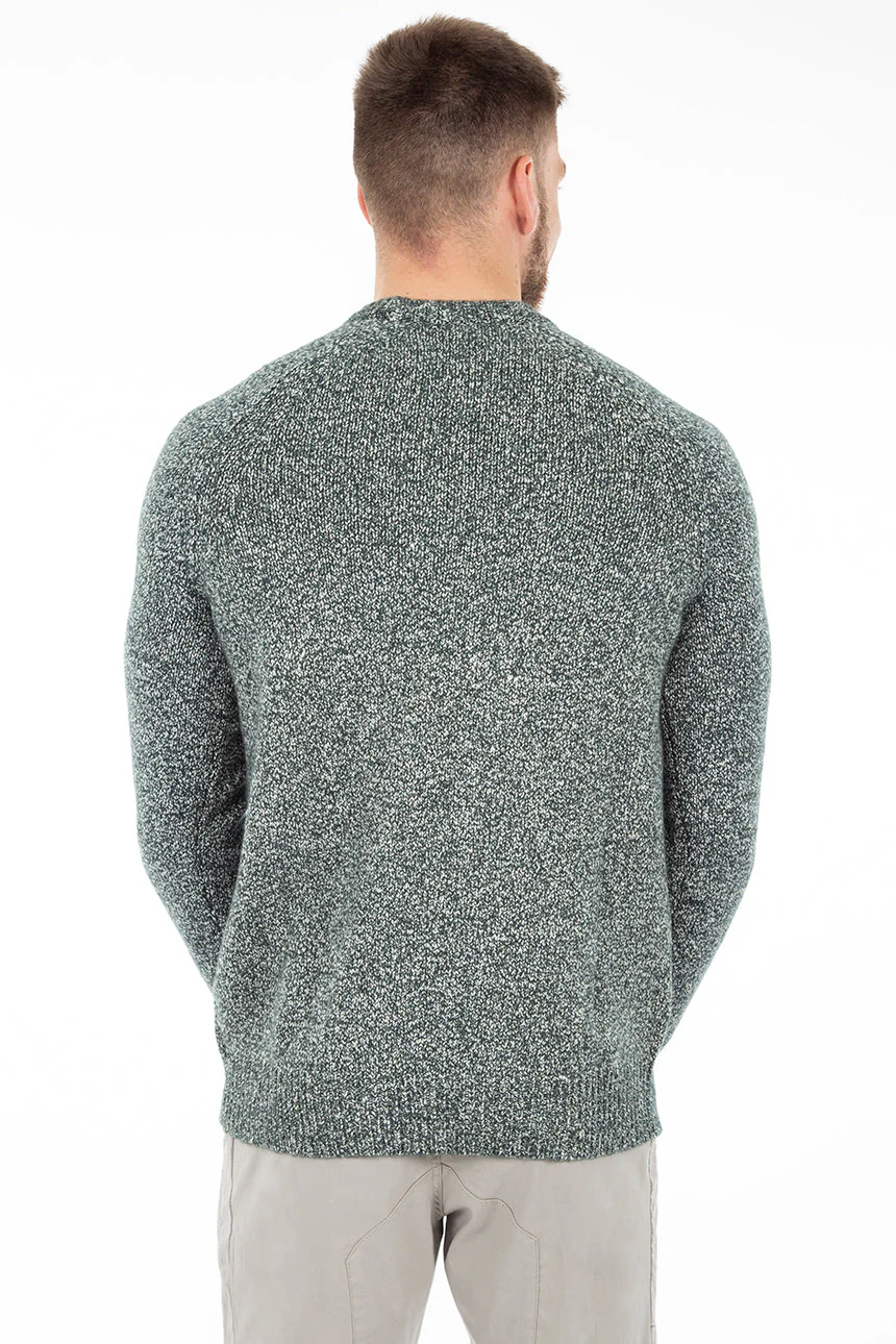 Chandail en tricot col rond 2 tons - Image 2