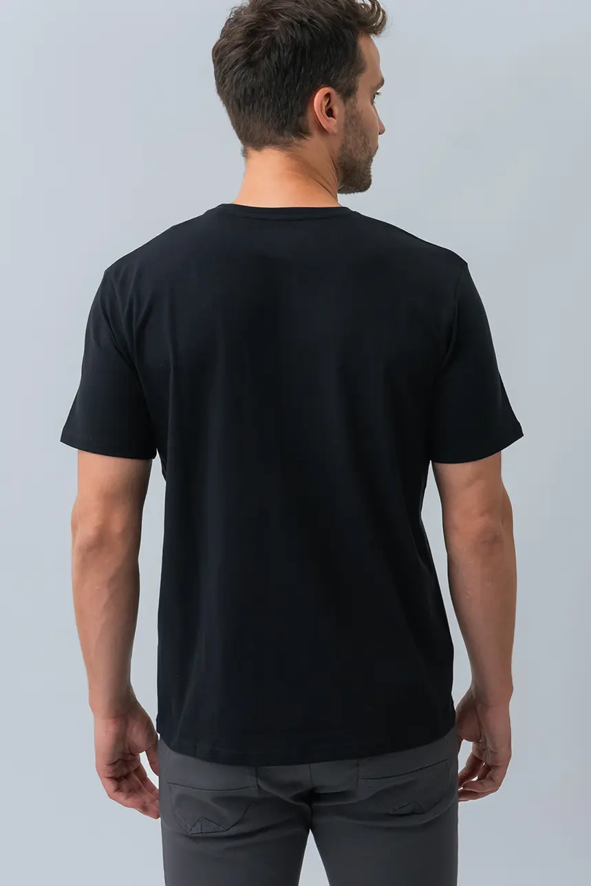T-shirt uni en coton organique - Image 6
