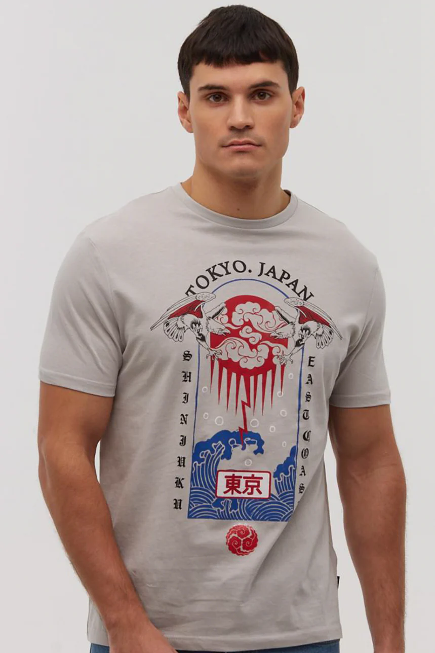 Le t-shirt imprimé Tokyo-Japan