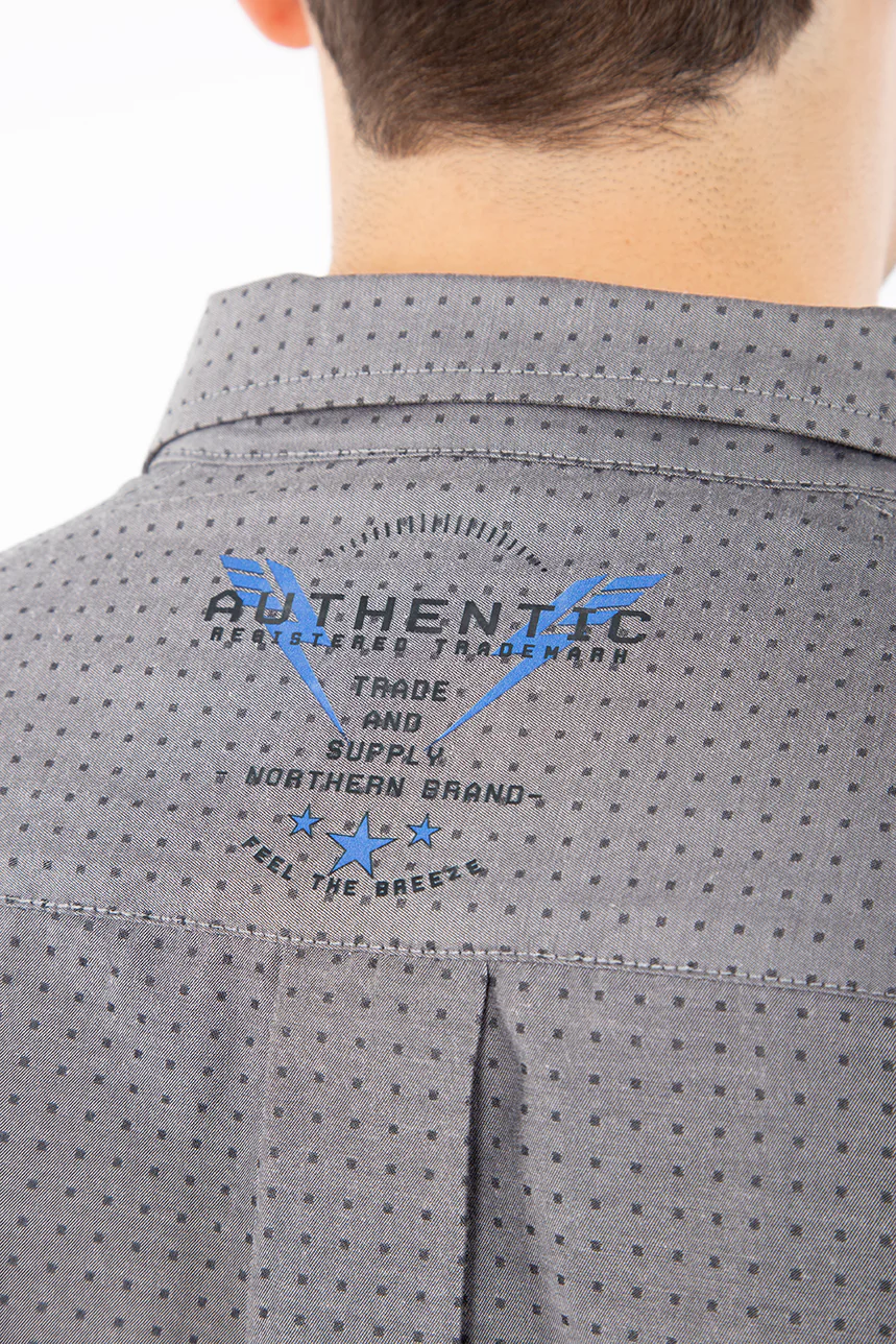 Chemise mini carreaux logo | Oxygen | 2 couleurs - Image 3