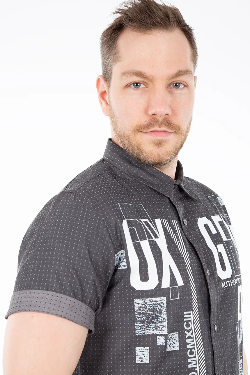 Chemise mini carreaux logo | Oxygen | 2 couleurs - Image 5