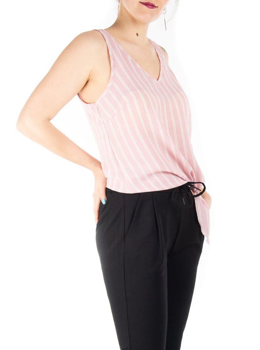 Camisole col en V nouée Pentagone - Image 2