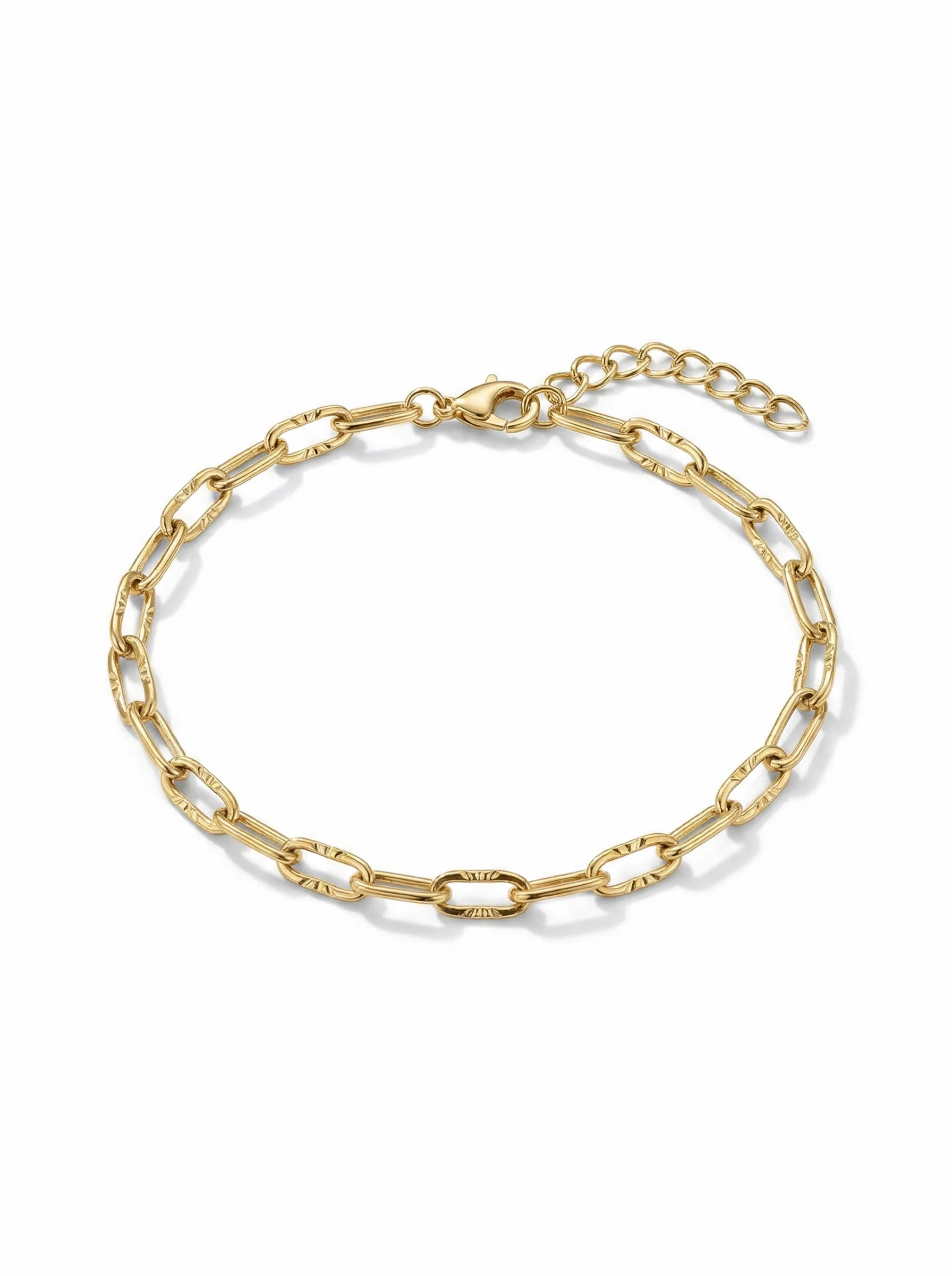 Bracelet chaîne dorée