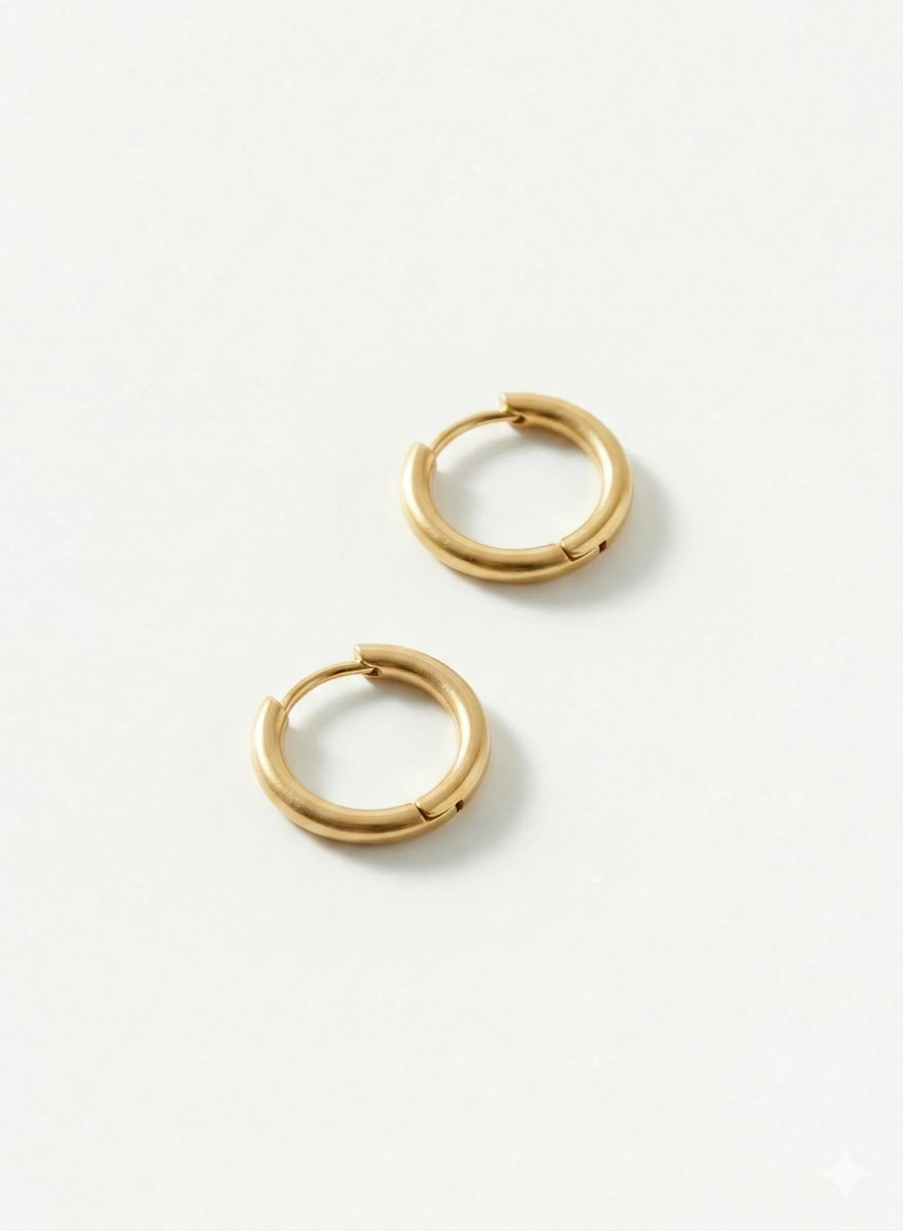 Boucles d’oreilles anneaux classiques or