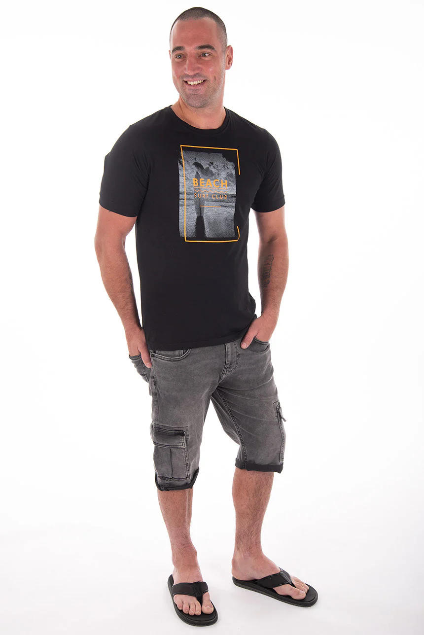 Short en jean cargo | Modèle Ryder - Image 3