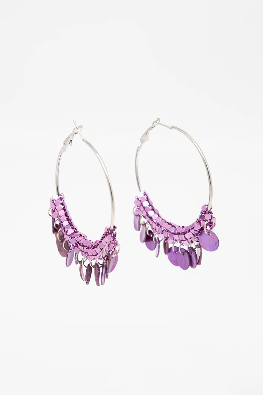 Boucles d’oreilles avec ornements colorés | 3 couleurs - Image 3
