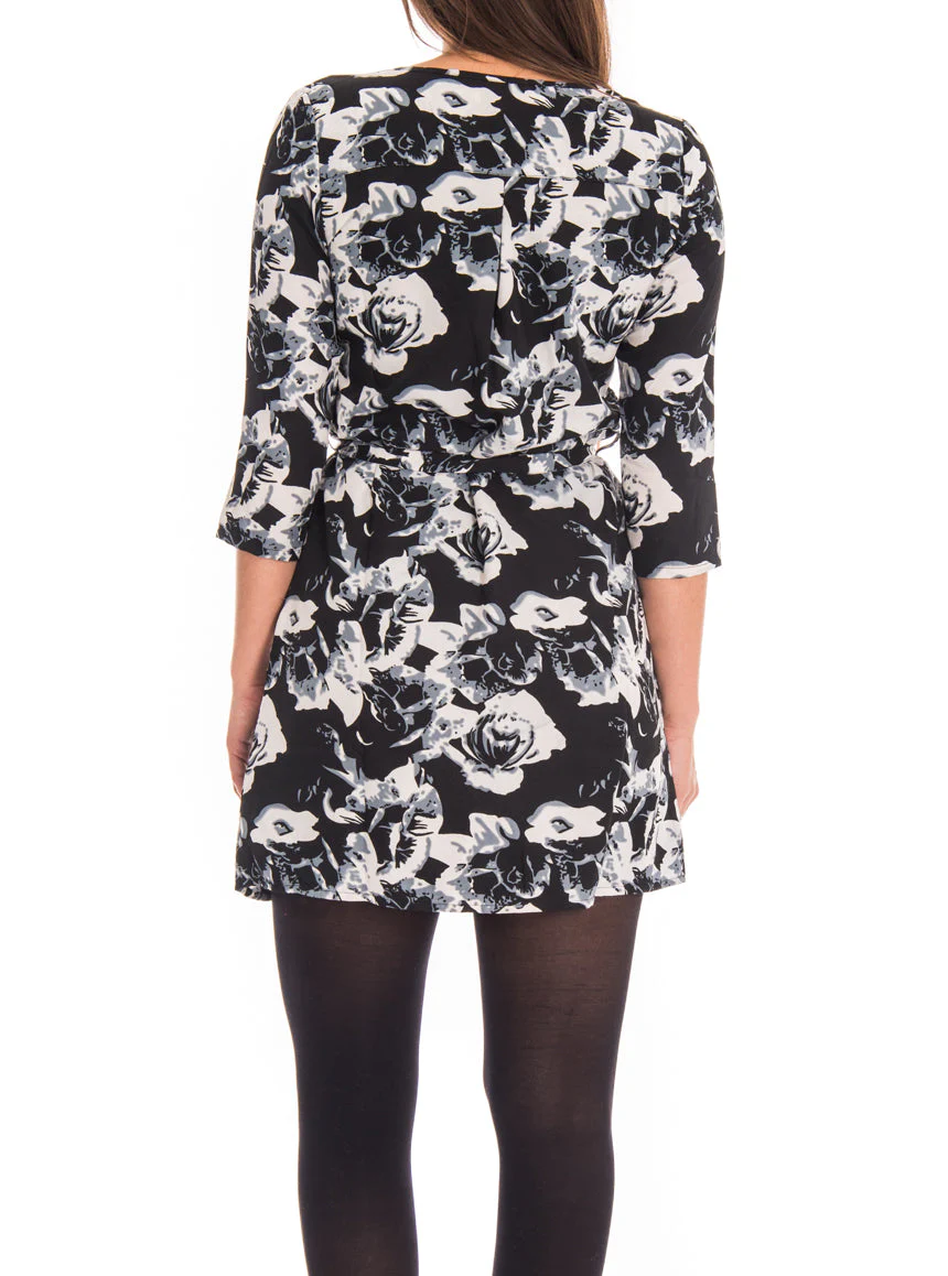 Robe imprimée à manches 3/4 - Image 2