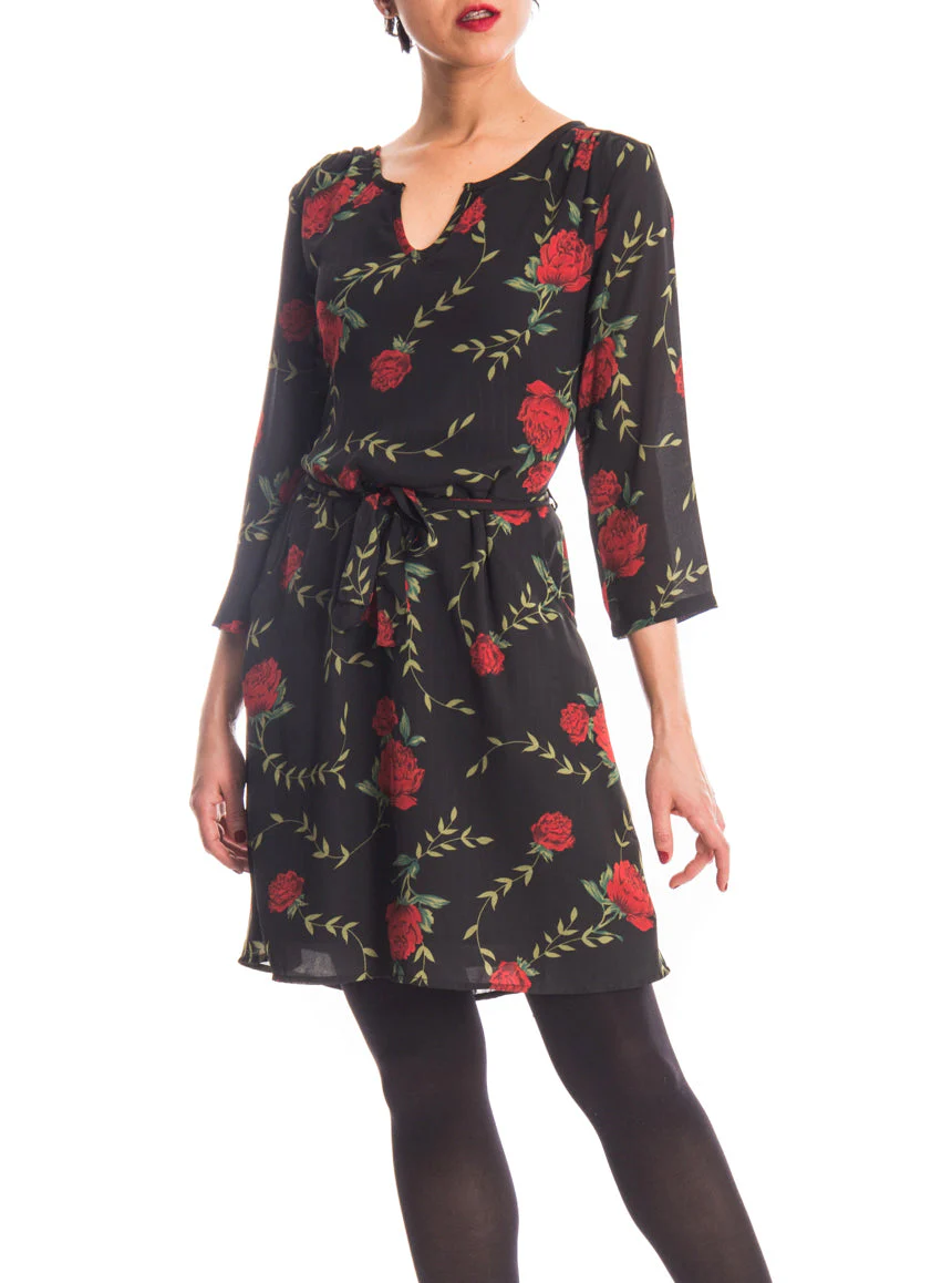 Robe imprimée à manches 3/4 - Image 3