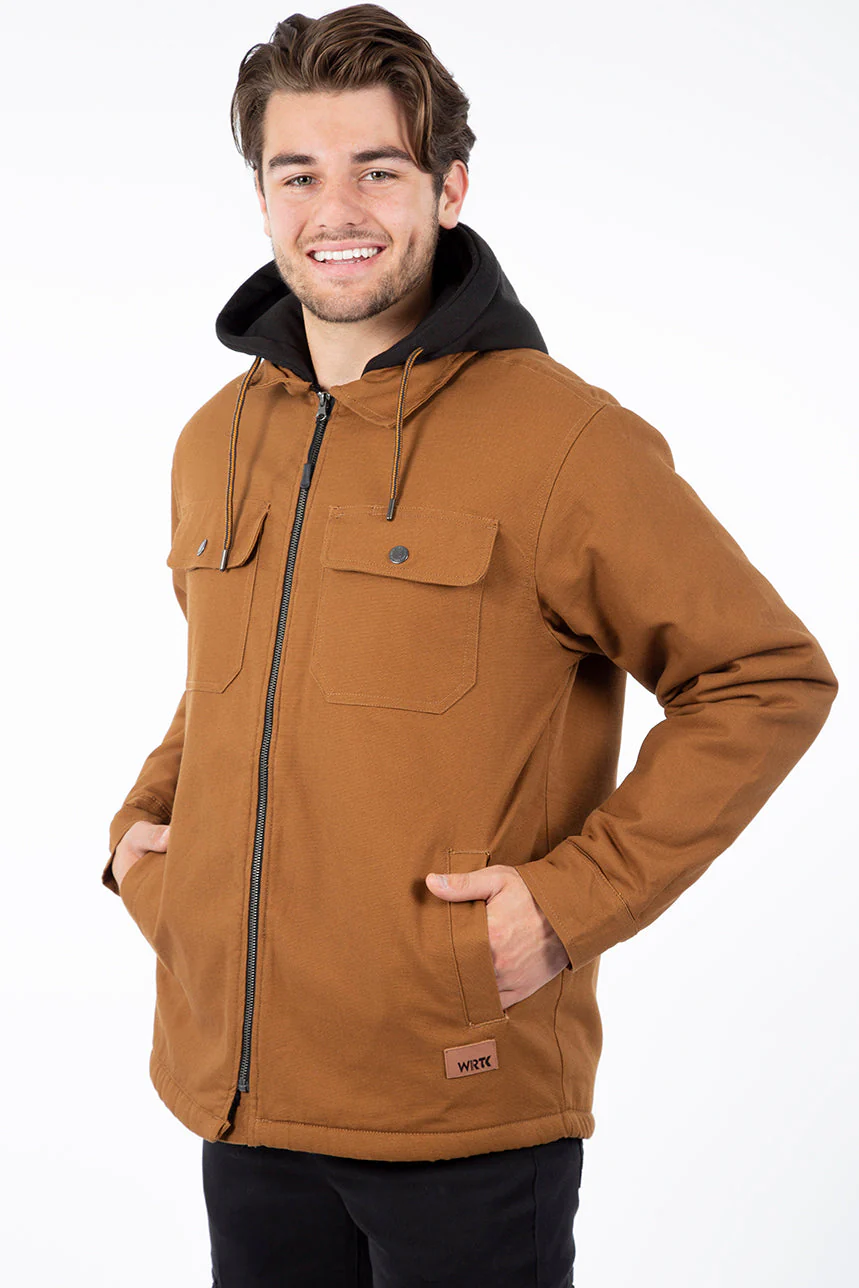Manteau de travail doublé en sherpa | 2 couleurs - Image 3