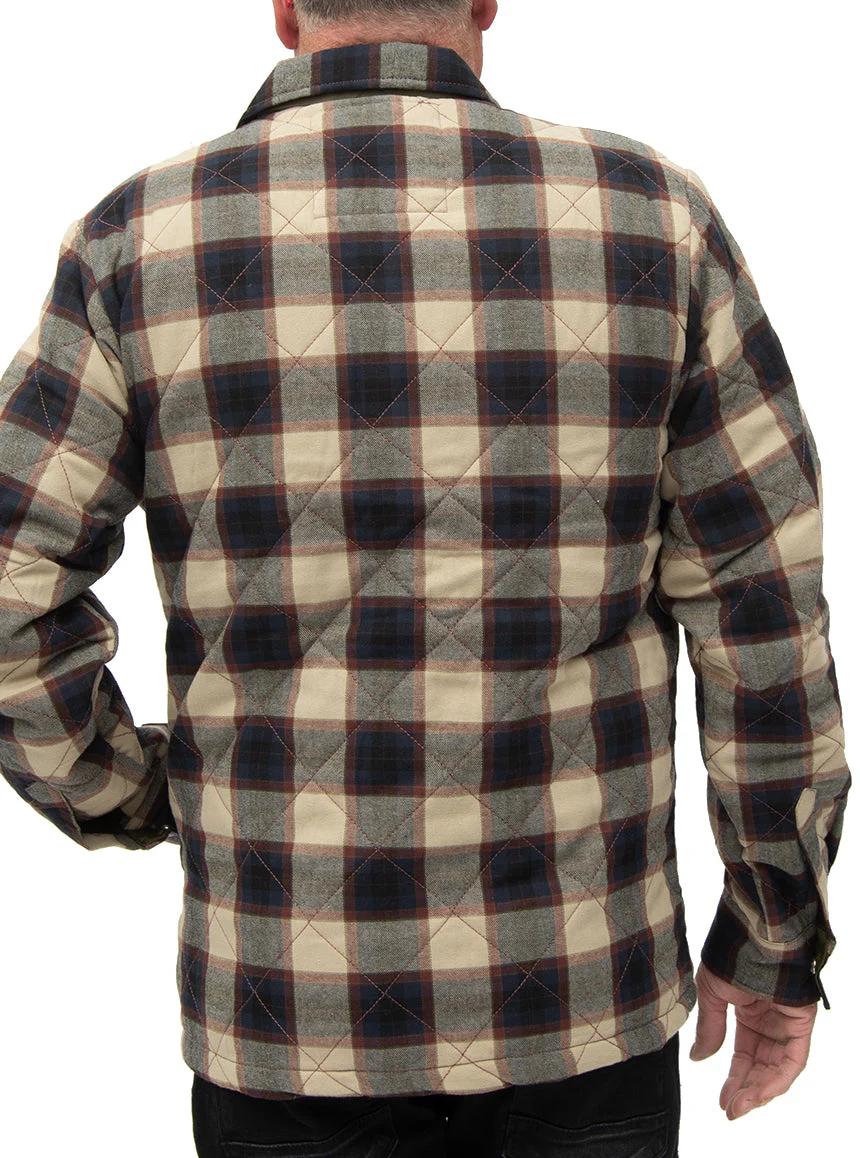 Manteau de mi-saison à carreaux | Pentagone - Image 4