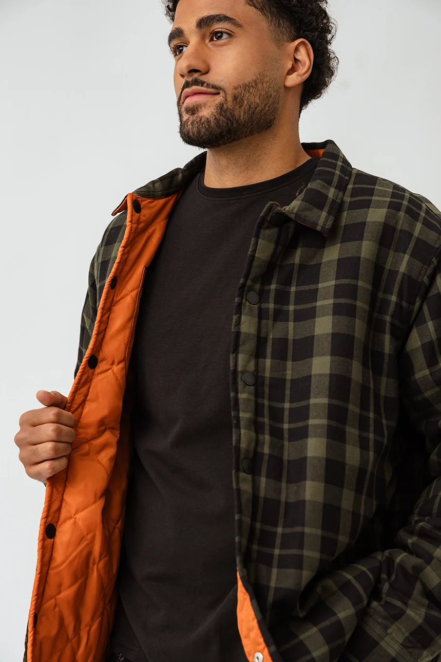 Le manteau reversible à carreaux - Image 2