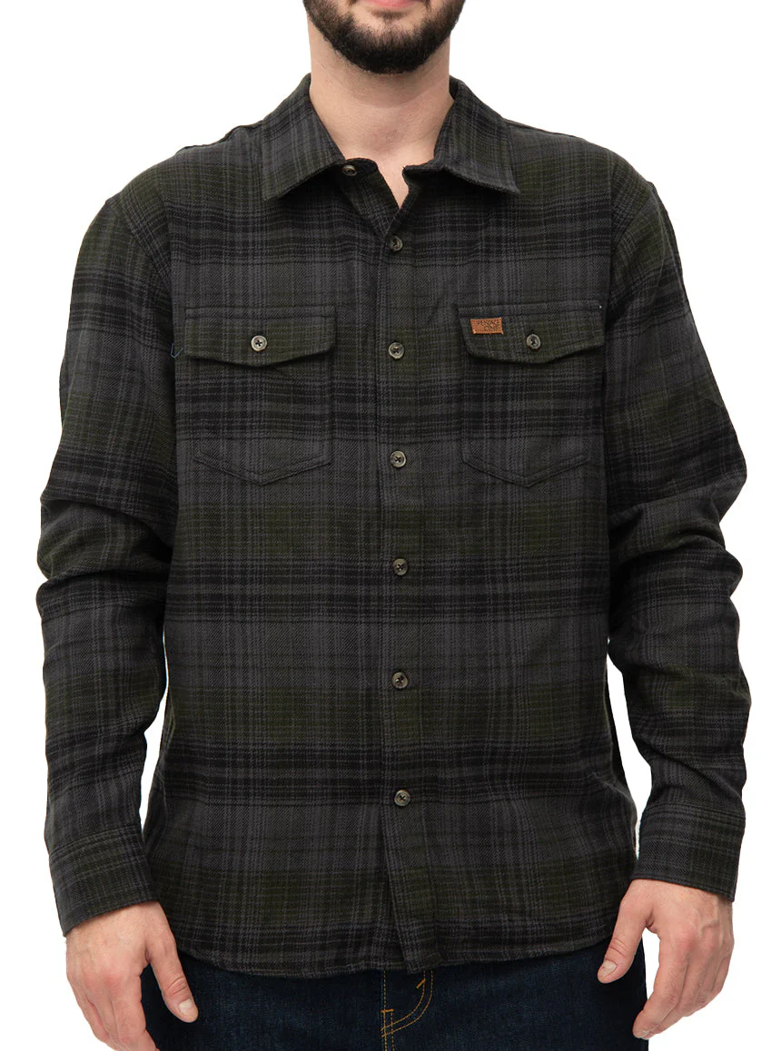 Chemise en flanelle motif à carreaux | Pentagone - Image 3