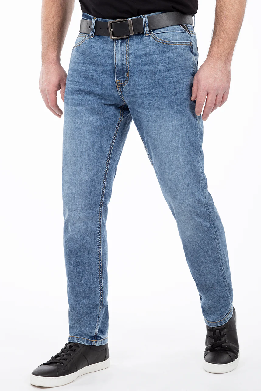 Jean étroit taille régulière | Modèle G_Fit | 2 couleurs - Image 6