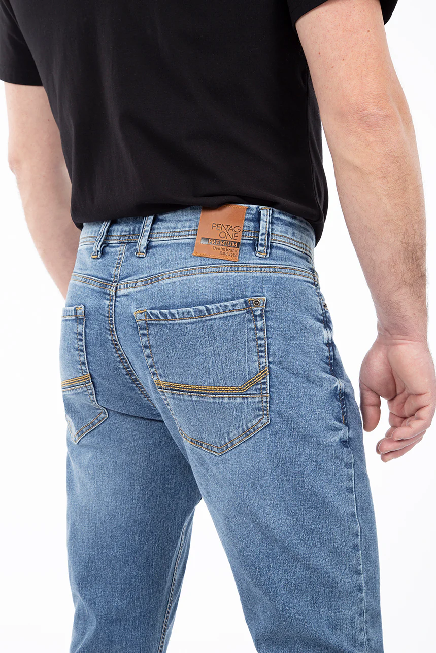 Jean étroit taille régulière | Modèle G_Fit | 2 couleurs - Image 8