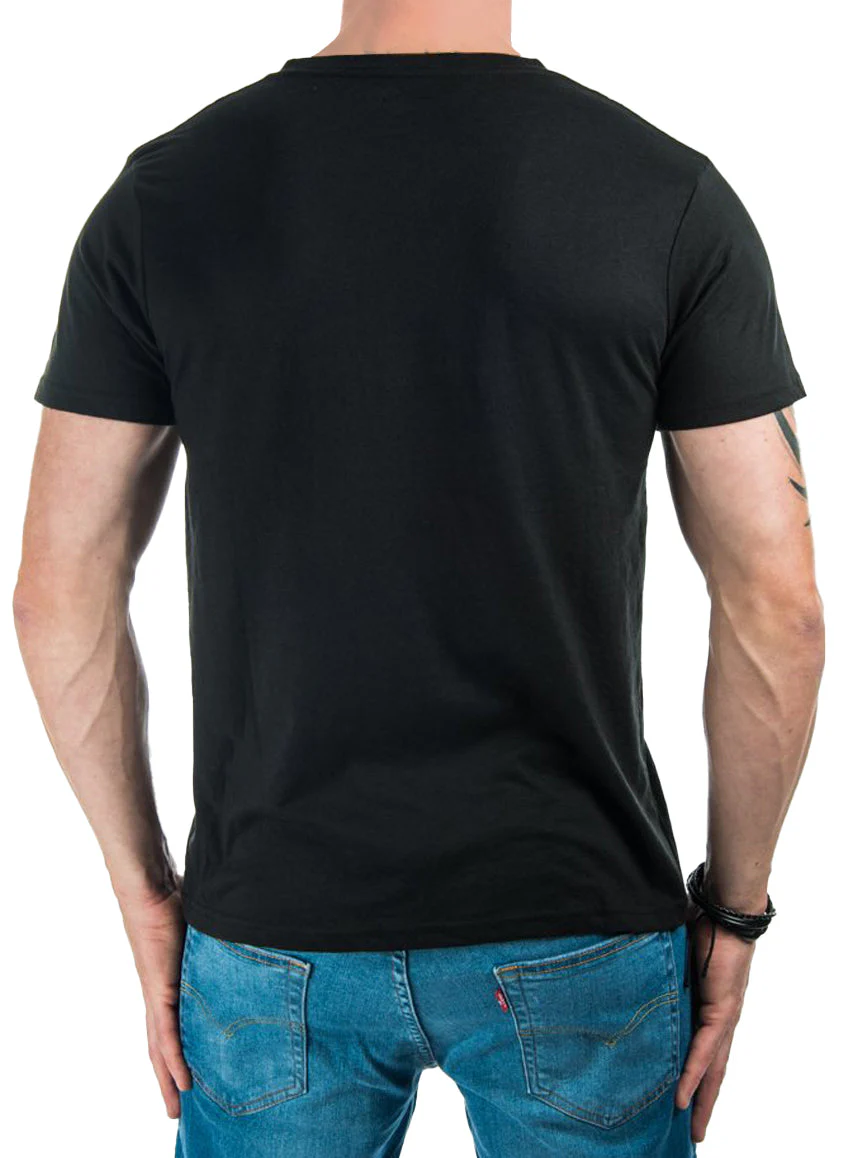T-shirt basique avec col en V - Image 2