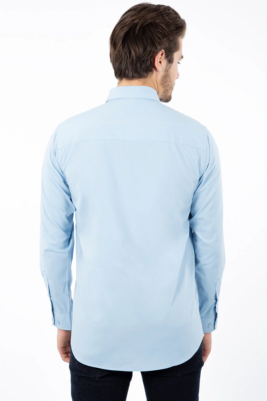 Chemise classique unie | 3 couleurs - Image 6