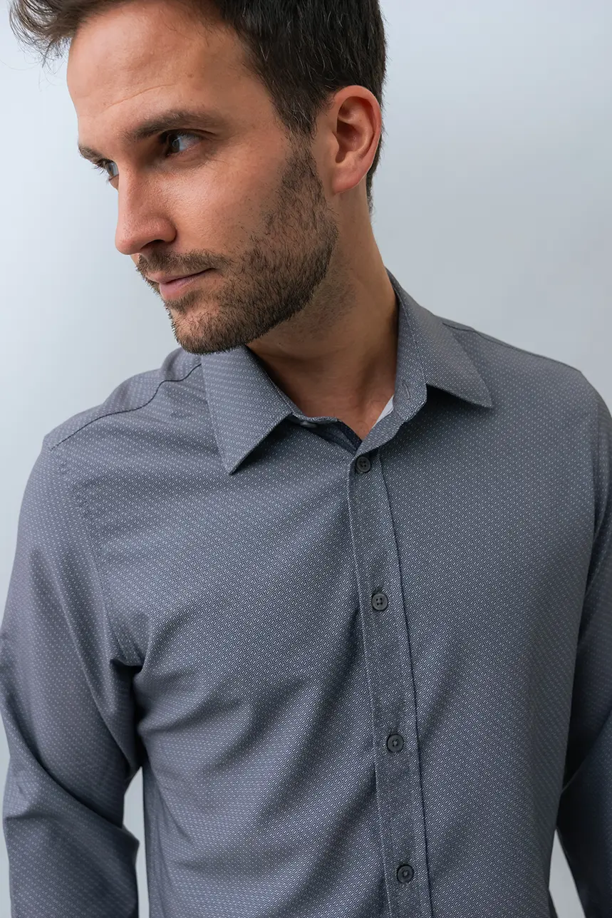 La chemise extensible imprimé géo - Image 3
