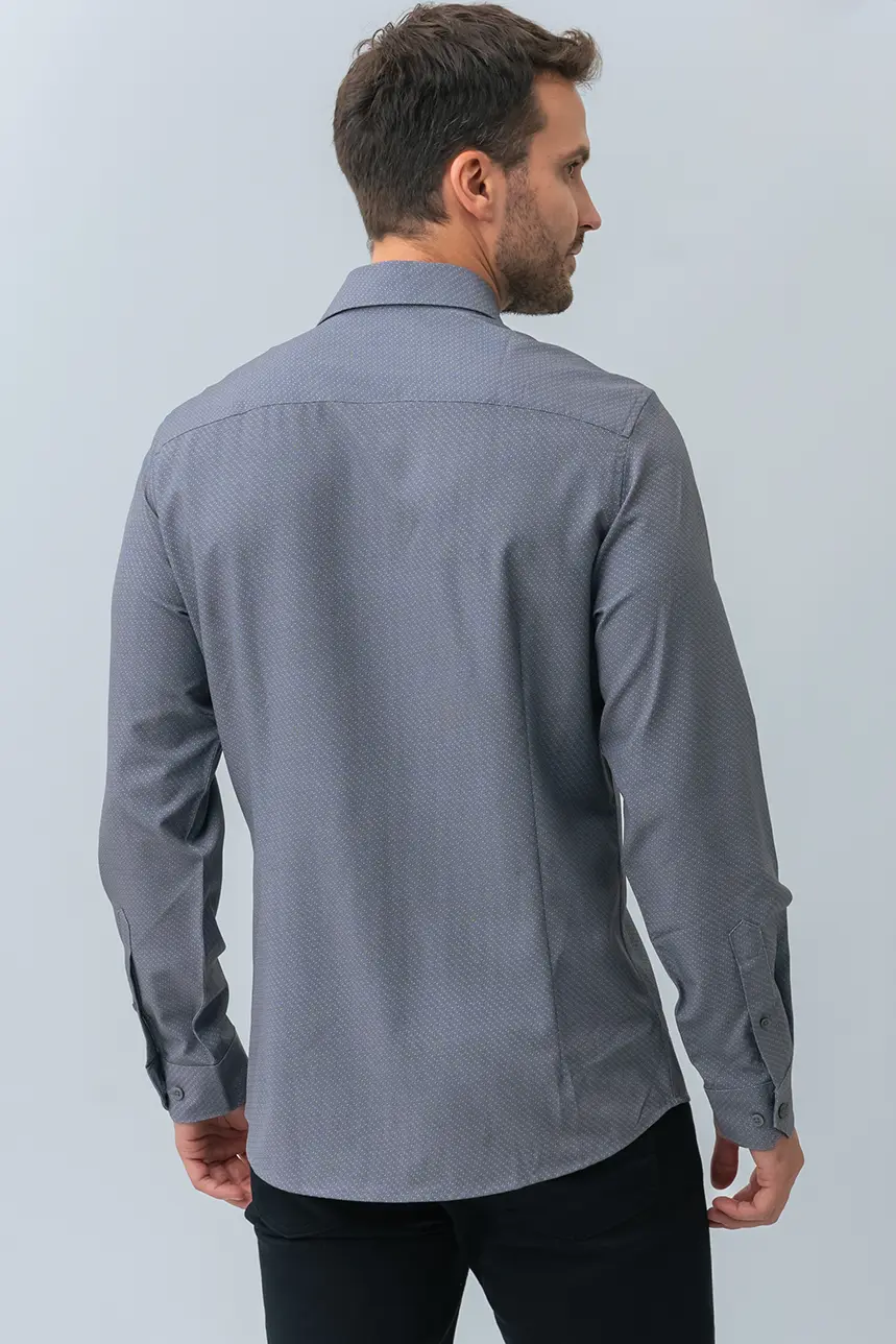 La chemise extensible imprimé géo - Image 4