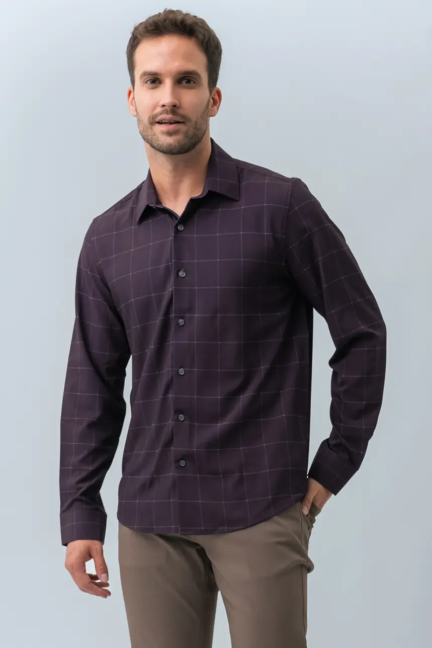 La chemise imprimée carreaux minimalistes - Image 5