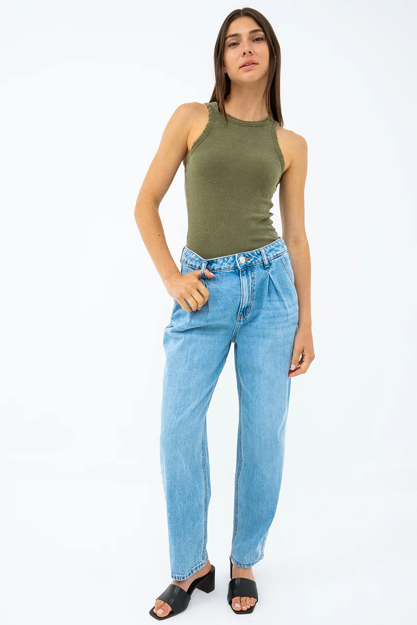 La camisole côtelée armée aspect usée par Silver - Image 5