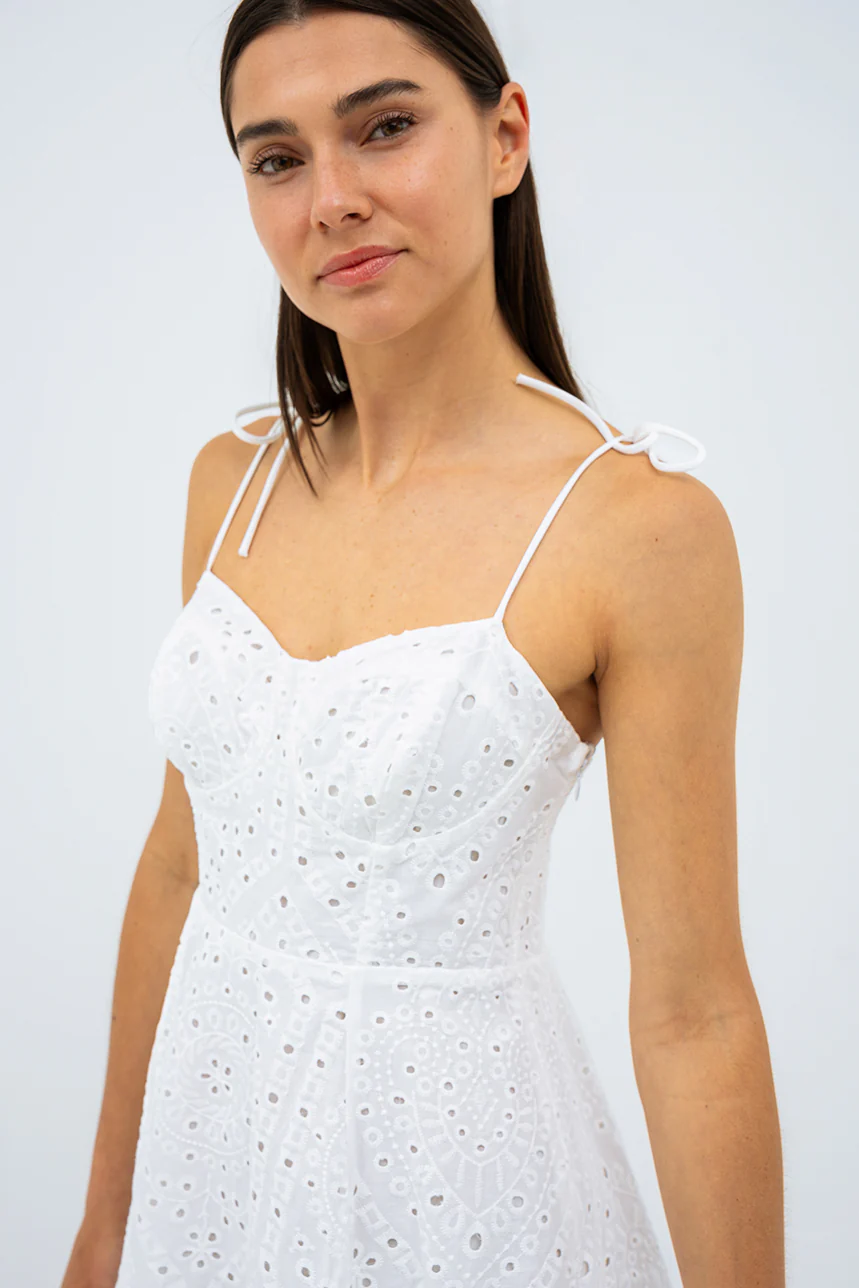 La robe courte broderie anglaise par Silver - Image 2