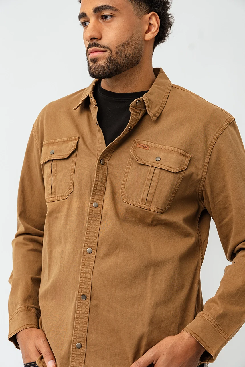 La chemise de travail unie - Image 2