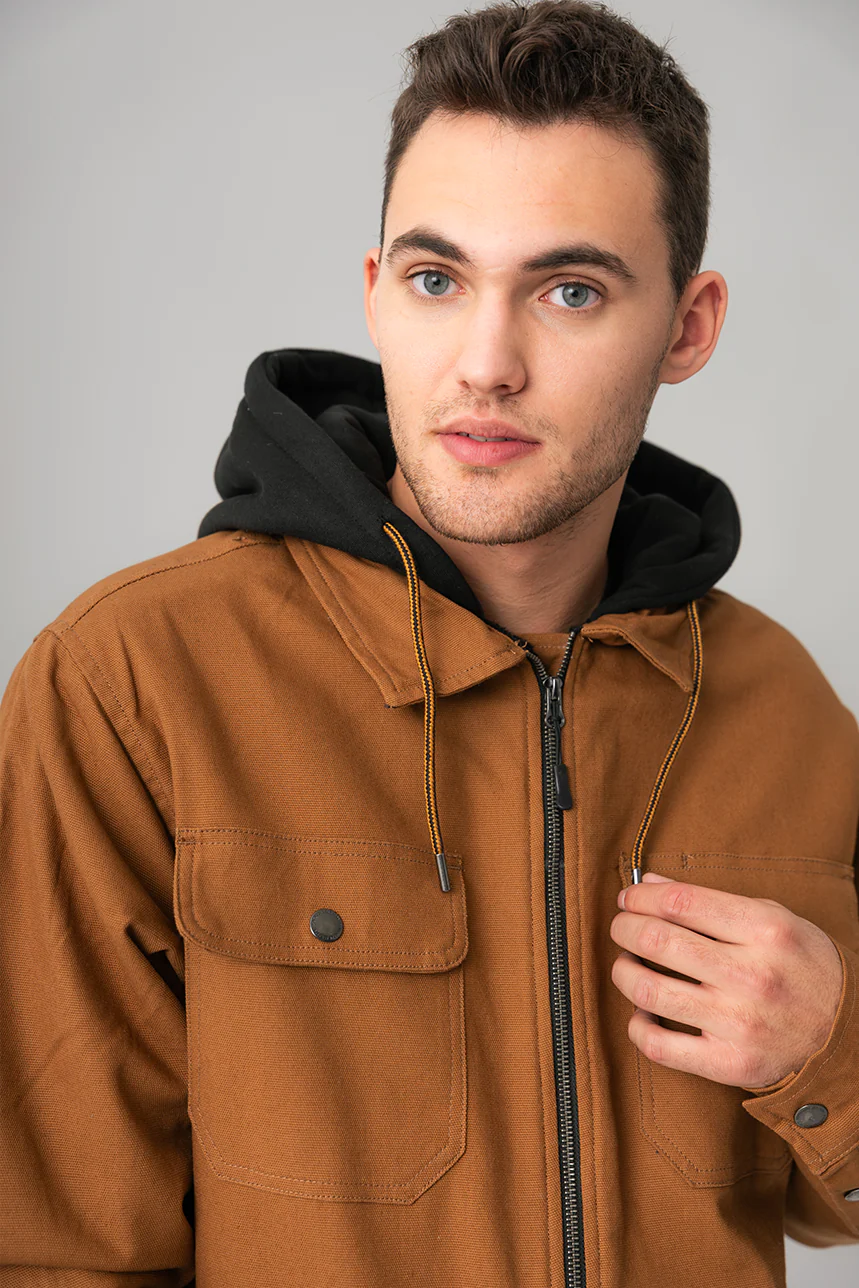Le manteau uni doublé de sherpa - Image 3