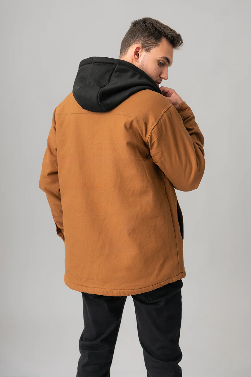 Le manteau uni doublé de sherpa - Image 4