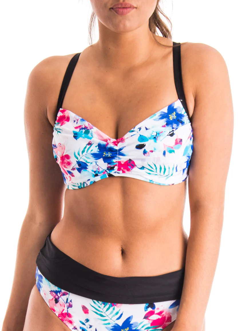 Haut de maillot style « bandeau » avec bretelles croisés au dos - Image 8