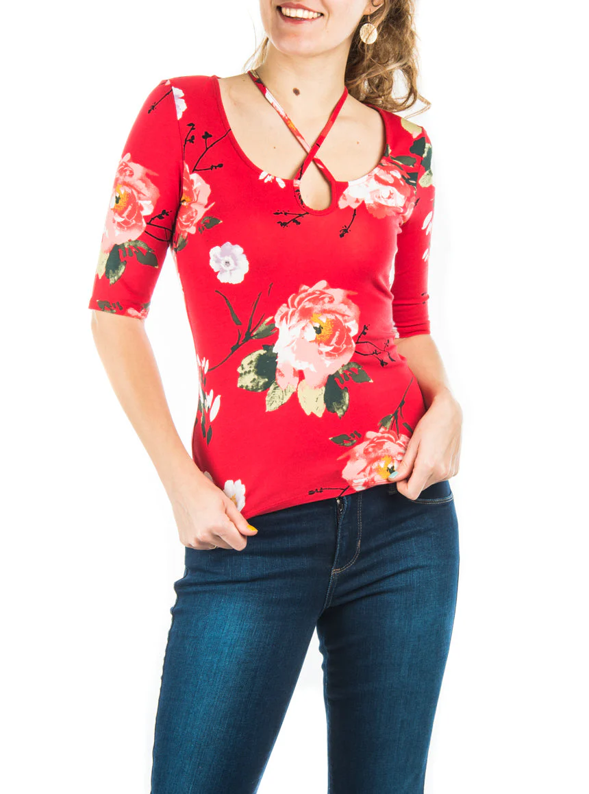 T-shirt Guess fleuri - Image 4