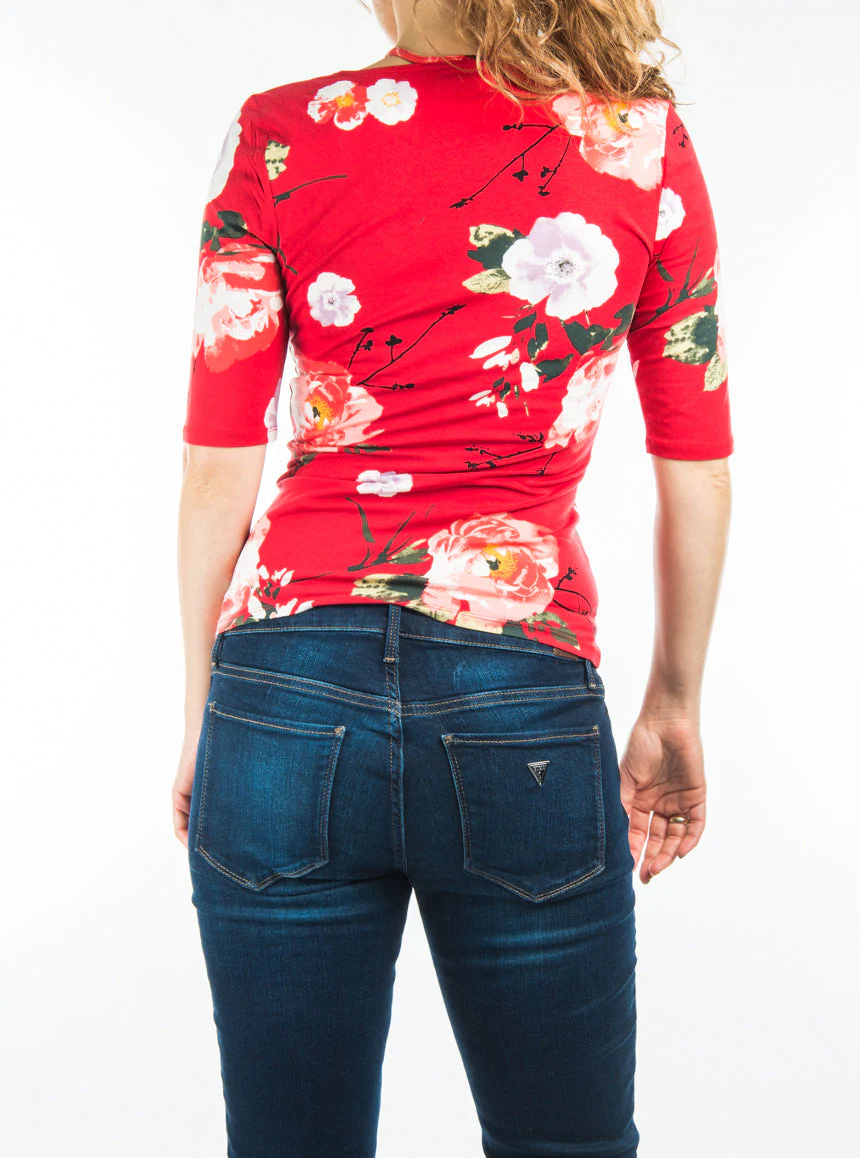 T-shirt Guess fleuri - Image 6