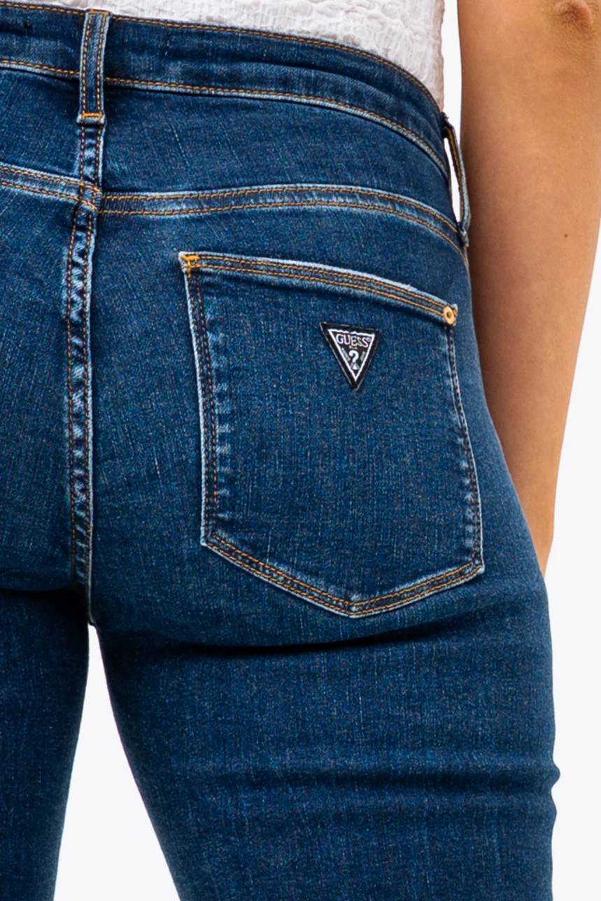 Le jeans Guess foncé semi-évasé | Modèle Sexy boot - Image 4